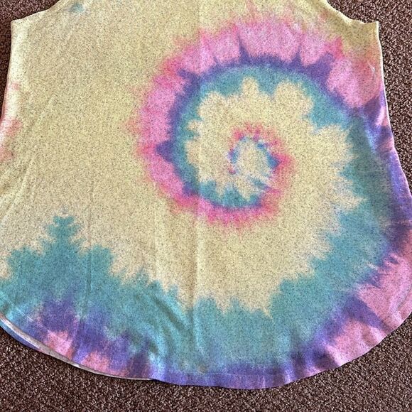Promesa Women’s Tie Dye Multicolored Tank Top - Picture 3 of 5
